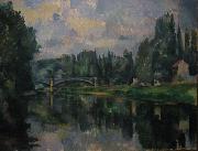 Paul Cezanne Bridge at Cereteil By Paul Cezanne oil painting reproduction